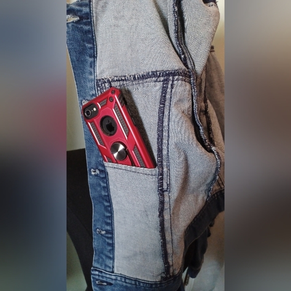 H&M Divided Denim Jean Jacket with Ruffle Detail - Picture 11 of 11